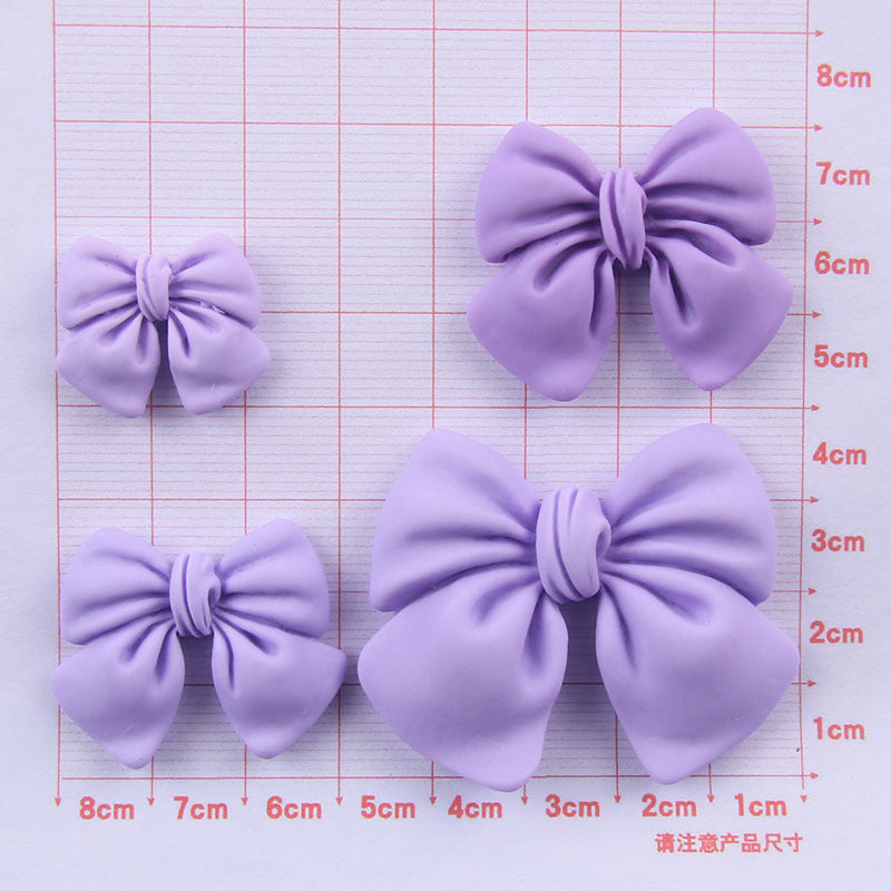 Wholesale Color Bow Resin Cream Glue Phone Case